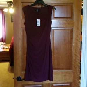 Plum above the knee dress